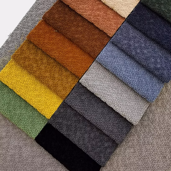 Kingcason Polyester Soft Home Deco Heimtextilien Polyester Polsterung Großhandel Chenille Sofa Boucle Halbvliesstoff