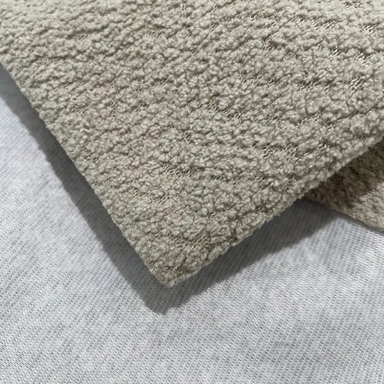 470 g Teddy-gewebter Sofa-Möbelstoff, Polsterstoff, Bettwäsche